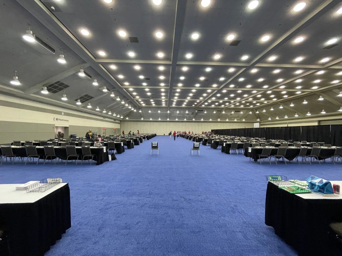 ChessEnterprise's tweet image. The Chess Enterprise is assisting US Chess with the 2023 National Elementary School Championship in Baltimore, MD. Over 2100 players are here this weekend.