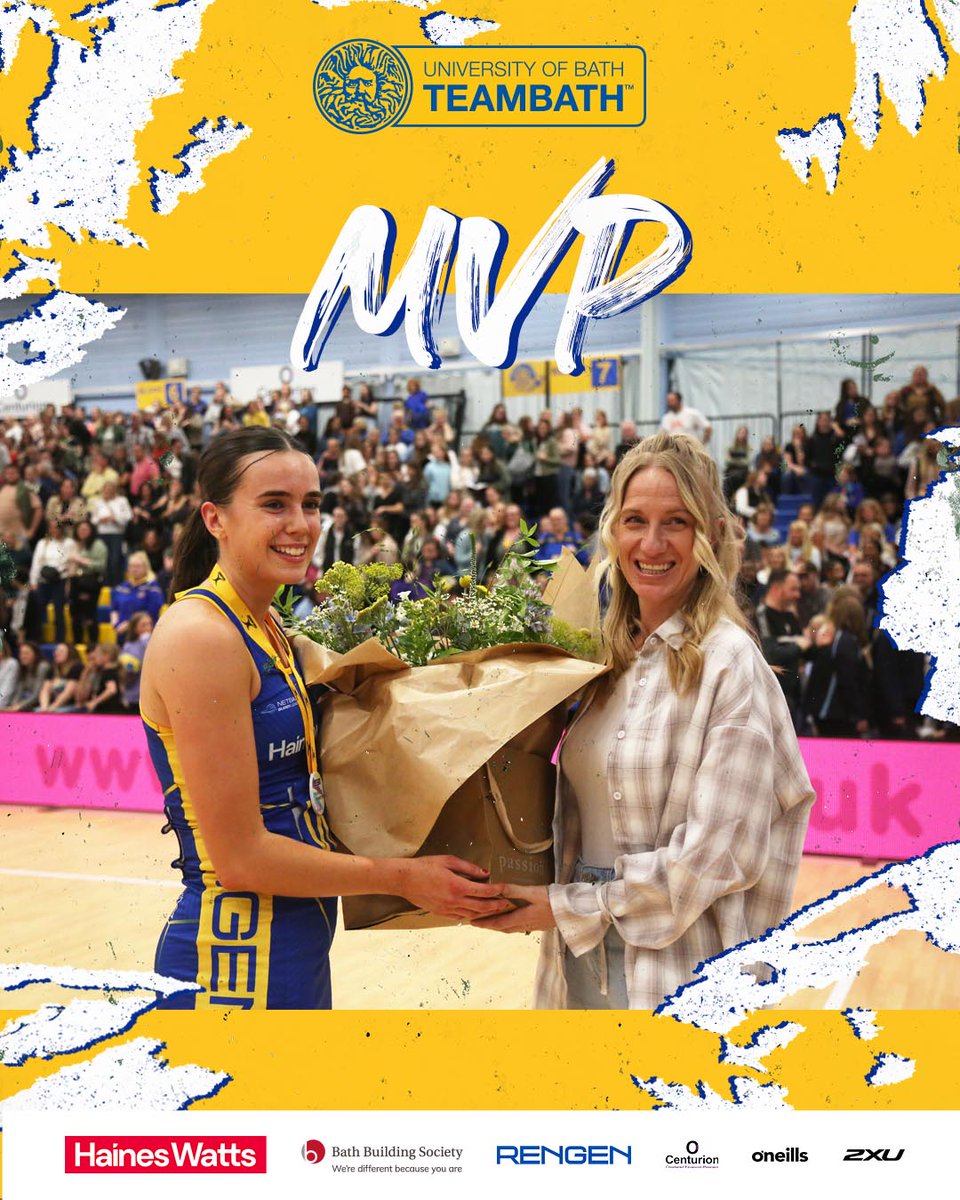 Team Bath Netball (@teambathnetball) on Twitter photo Your #BlueAndGold MVP and <a href="/SkyNetball/">Sky Sports Netball</a> Player Of The Match for tonight's epic showdown against <a href="/thundernetball/">Manchester Thunder</a> is @PhoebeMaslen04 on her home debut 💙💛
#NSL2023 #NewChapter #TeamBath #Netball #MVP #PlayerOfTheMatch Your #BlueAndGold MVP and <a href="/SkyNetball/">Sky Sports Netball</a> Player Of The Match for tonight's epic showdown against <a href="/thundernetball/">Manchester Thunder</a> is @PhoebeMaslen04 on her home debut 💙💛
#NSL2023 #NewChapter #TeamBath #Netball #MVP #PlayerOfTheMatch