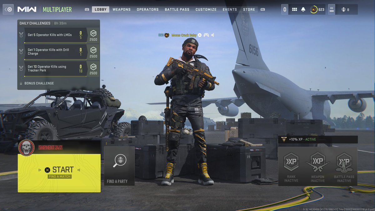 SlimJonzo's tweet photo. You already know I gotta rock with that @KDTrey5 skin. Looking real nice on the game #MW2 https://t.co/ltcpKodNv5