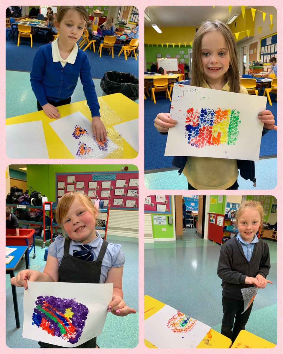 LawPrimarySLC's tweet photo. Creative painting on foil, printing with bubble wrap and transient art were part of our COOL discovery offerings this week. #chooseourownlearning #play #wearelawsome https://t.co/mOs8OFWsra