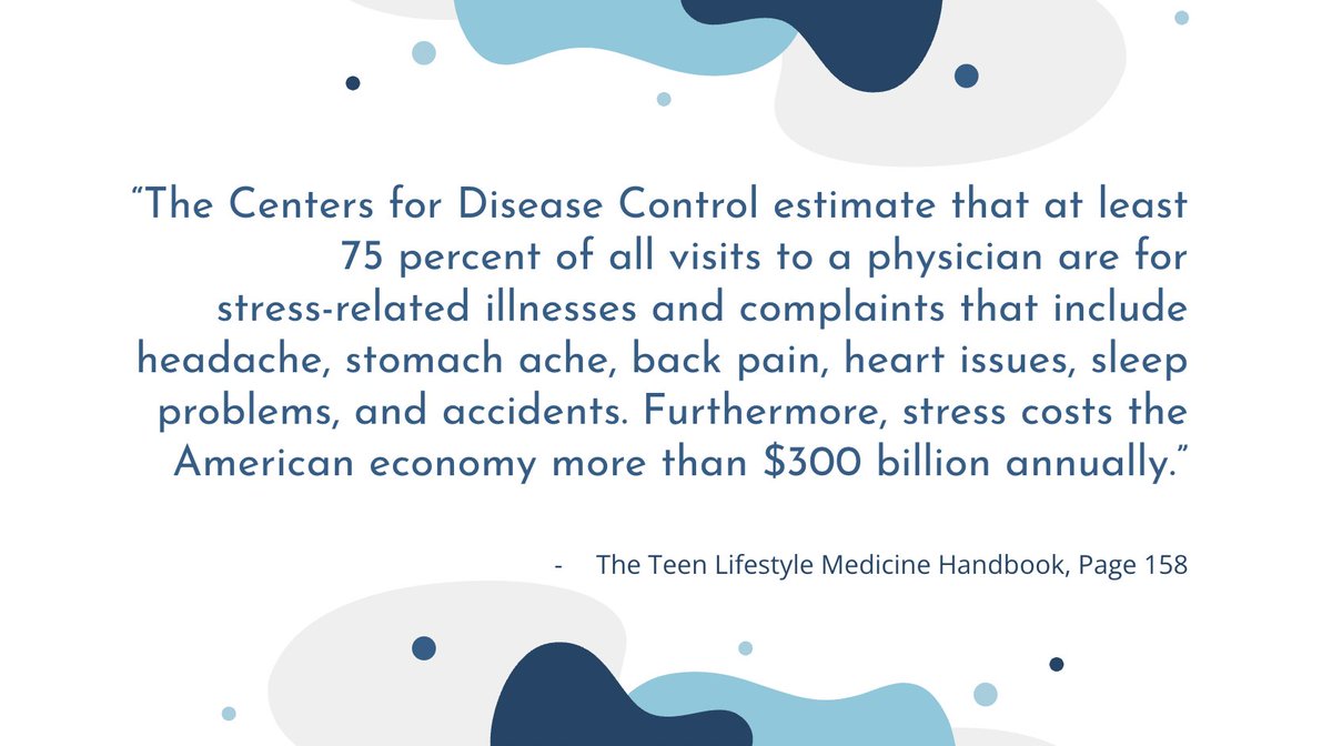 TeenLM_Juna's tweet photo. Shocking, isn’t it? Stress and stress-related illness has a profound effect on not just our health, but so much more. Nearly everything is affected in one way or another by stress. #wellness #teenlifestylemedicine #stress #ACLM https://t.co/N7am8rfey2