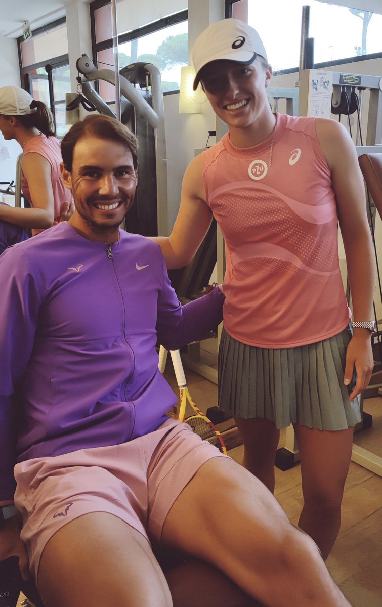 Iga Swiatek on Nadal: “I’m a big Rafa fan. I wish he could play. I really respect what kind of warrior he is. He’s always trying to push & trying to get better & compete on the highest level. But I don’t know how much pain he’s living with. I don’t want to see him suffering”