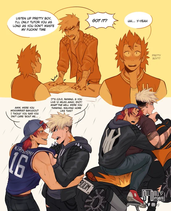 return of the jock x punk krbk au