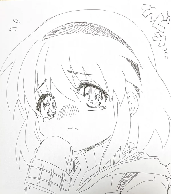 ノベルティ色紙量産できないかしらと10分タイムアタックしたけどクオリティと引き換え……