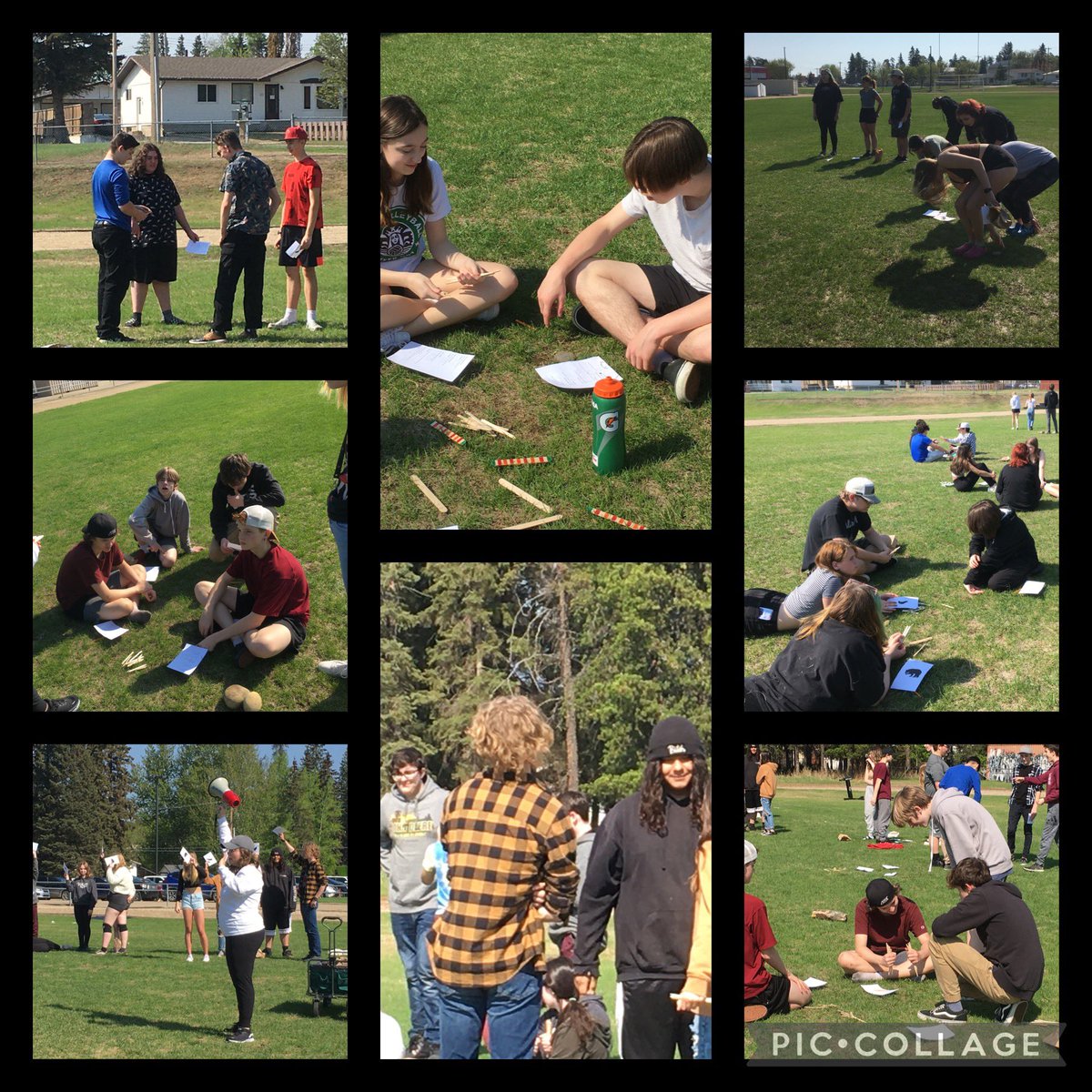 MathWithWoody's tweet photo. Today @camper_kate and the @ngpshth math teachers joined me in presenting numeracy through Indigenous games. The sun was shining and our kids were smiling. #iteachmath #local43 https://t.co/2GdrG5z15M