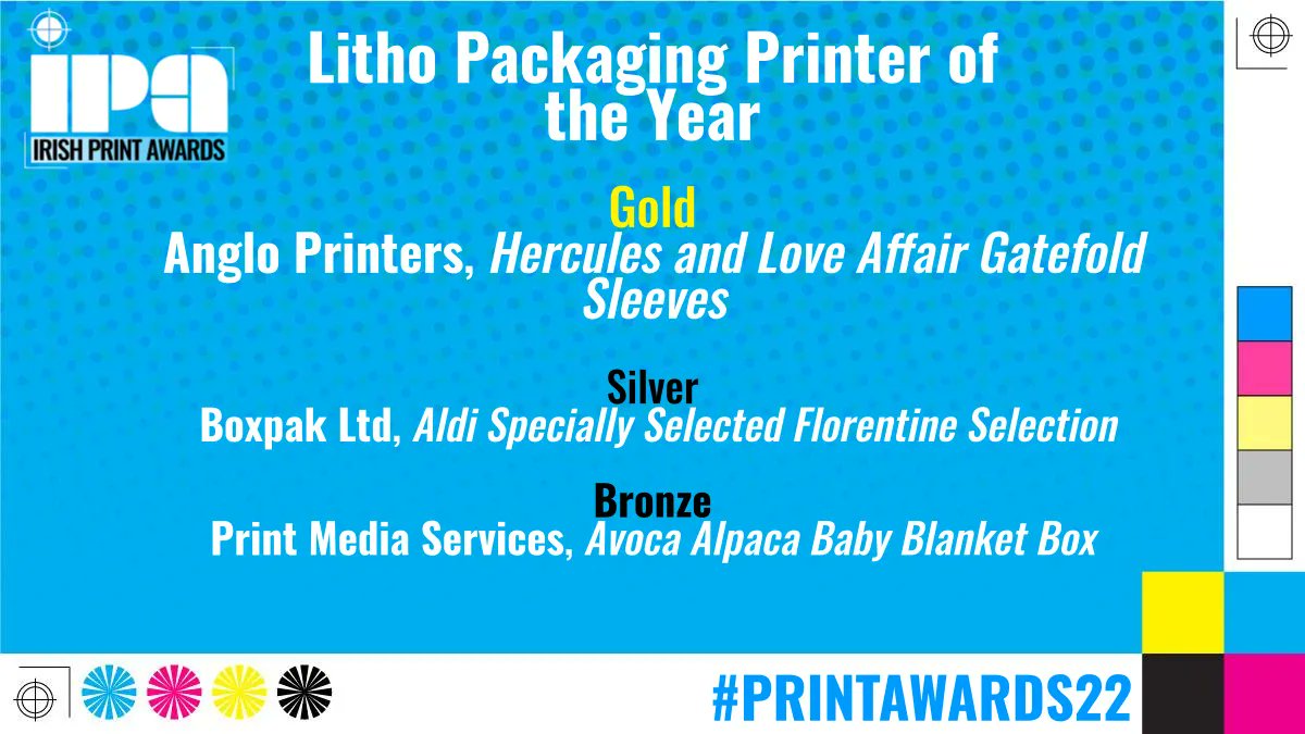 Thrilled to announce the winners of the Litho Packaging Printer of the Year!

🏆 <a href="/angloprinters/">Anglo Printers</a> 
🥈 <a href="/BoxpakLtd/">Boxpak</a> 
🥉 Print Media Services

#PrintAwards22