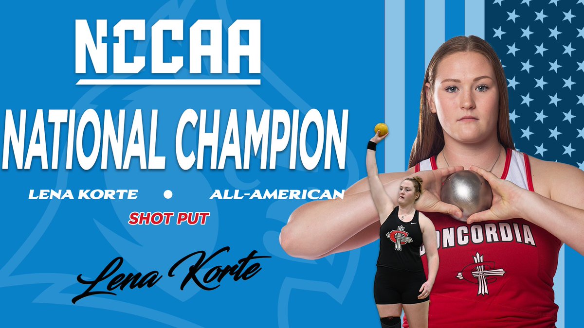 🎽NATIONAL CHAMPIONS🎽

Congratulations to <a href="/CUAATFXC/">CUAA XC/TF</a> athletes Julia Hirt and Lena Korte on winning the discus and shot put events, respectively, at <a href="/TheNCCAA/">NCCAA</a> Outdoor Track and Field National Championships!! 👏🏆

#gocards