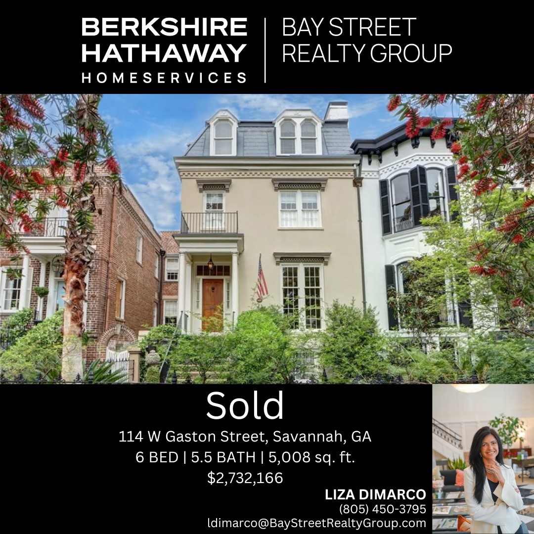 Just SOLD!!!
This beautiful historic home in downtown Savannah, GA, sold for $2,732,166!! What a luxurious with plenty of historic charm!
#DowntownSavannah #ForsythPark #SouthernCharm #SouthernLiving #CoastalGeorgia