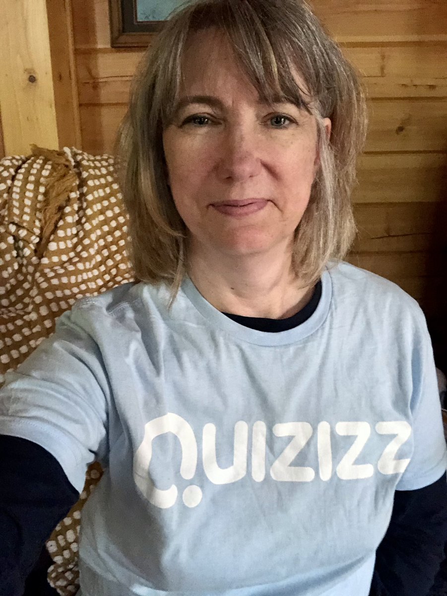 Happily sported my new <a href="/quizizz/">Quizizz (now Wayground)</a> shirt at school today! Thank you <a href="/KyleNiemis/">Kyle Niemis</a>!