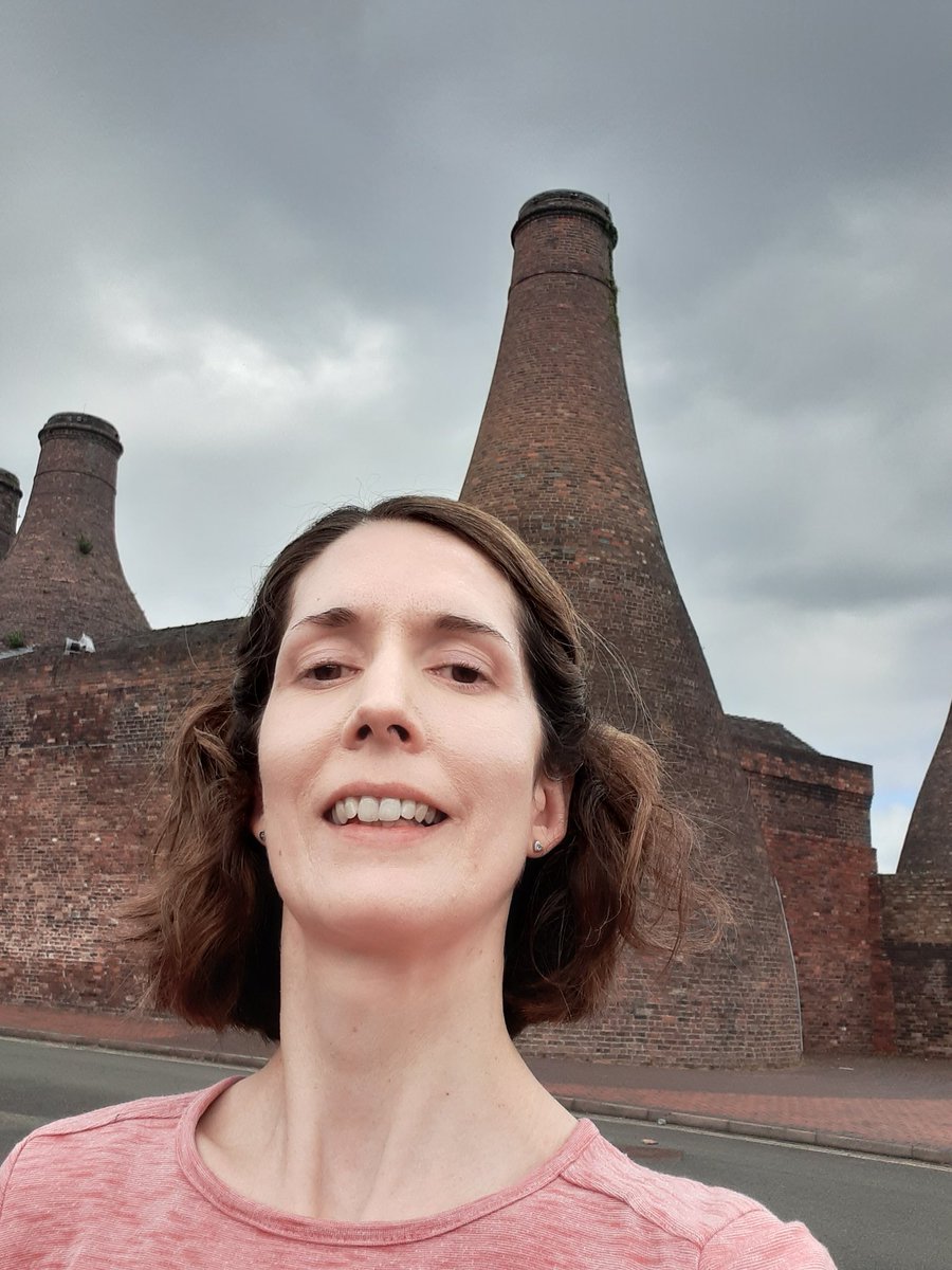 Had a wonderful time today @GladstoneMuseum although slightly distressed by the archive video footage of a bottle oven being demolished 😵. Thankfully these were saved for us all to enjoy 😊 #BottleOvens
