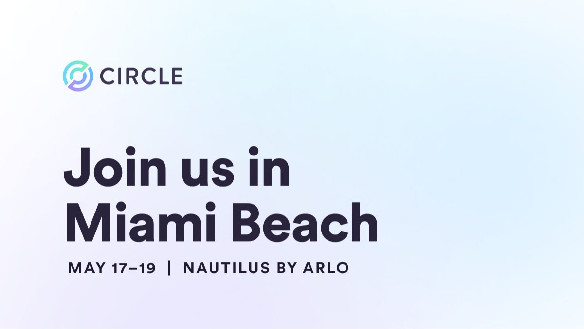 bathlaanuj's tweet photo. Our team is headed to Miami Beach during #Bitcoin2023! Reach out to learn how you can meet the team in our Circle Lounge at the Nautilus by Arlo hotel, May 17-19. https://t.co/KTffS6Rzdt