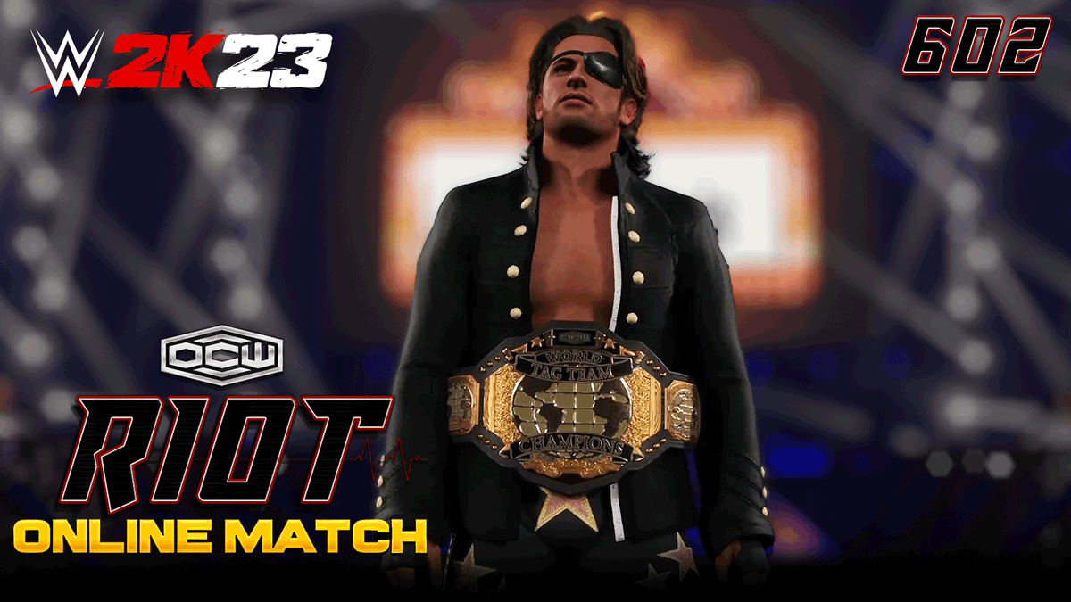 ocwfed's tweet photo. MASSIVE Show  Riot 602!
Special time 6:30 PM EST!!!
https://t.co/UtbOOytP5L

Huge Main Event!
@TheAndrews12 confronts @Soullesskassidy 
@marisawelch2k challenge
No Dq @Zc_Chila v Chance
@MaxxEdwardsOCW v @HollywoodHanzo 
Debut of @Da_BearBen_King v @Jack_Mo_OCW 

#WWE2K23 #CAW https://t.co/GgXGElEigr