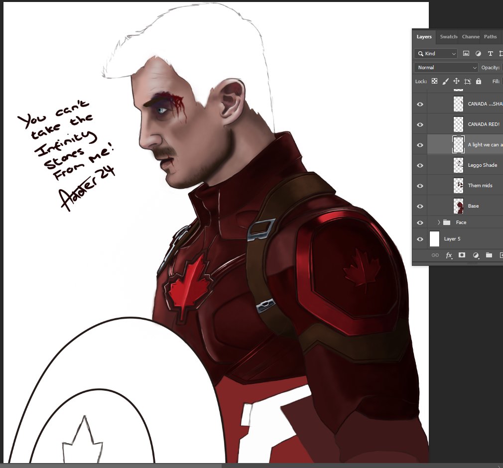Reese_Orson's tweet photo. Working on shit #captaincanada #DigitalArtist #WIP https://t.co/SeVvrGr2to