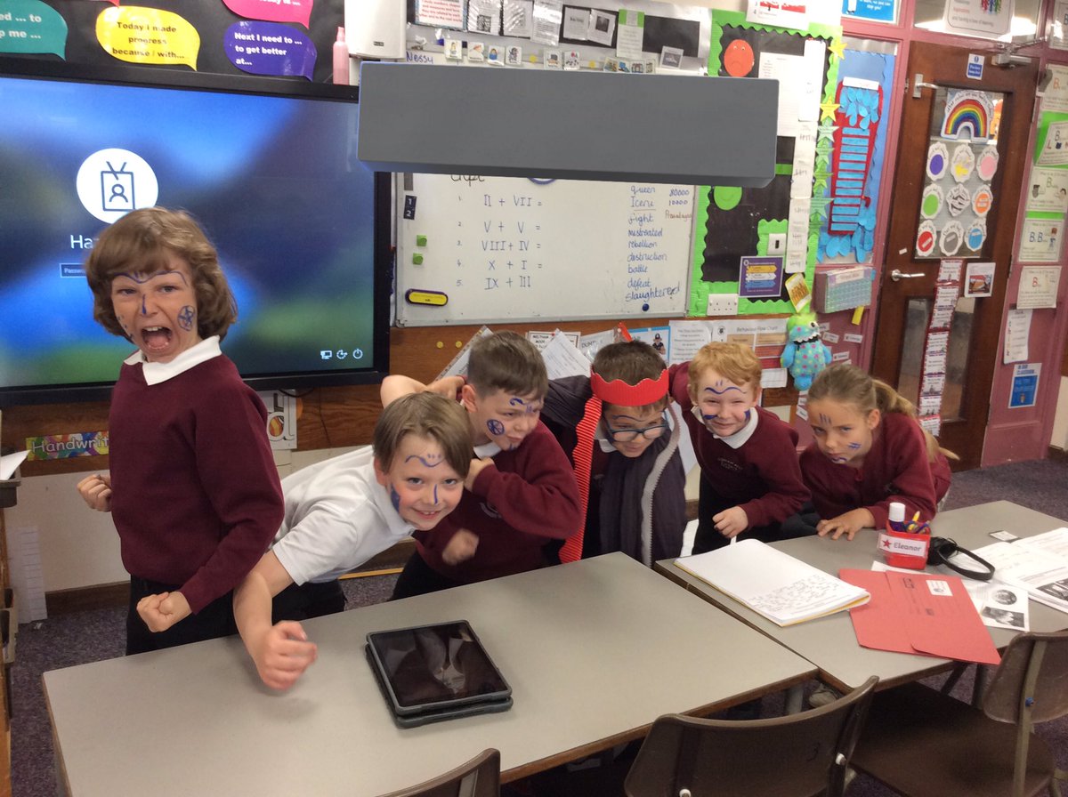 MelthamMoor's tweet photo. We have been writing in the character of Boudicca, trying to rally her Celtic warriors against the Romans at the Battle of Watling Street. Our ‘Boudiccas’ gave impassioned speeches, which really motivated their troops! #MMY3 #MMEnglish #MMhistory https://t.co/i5m8dJ6qsa