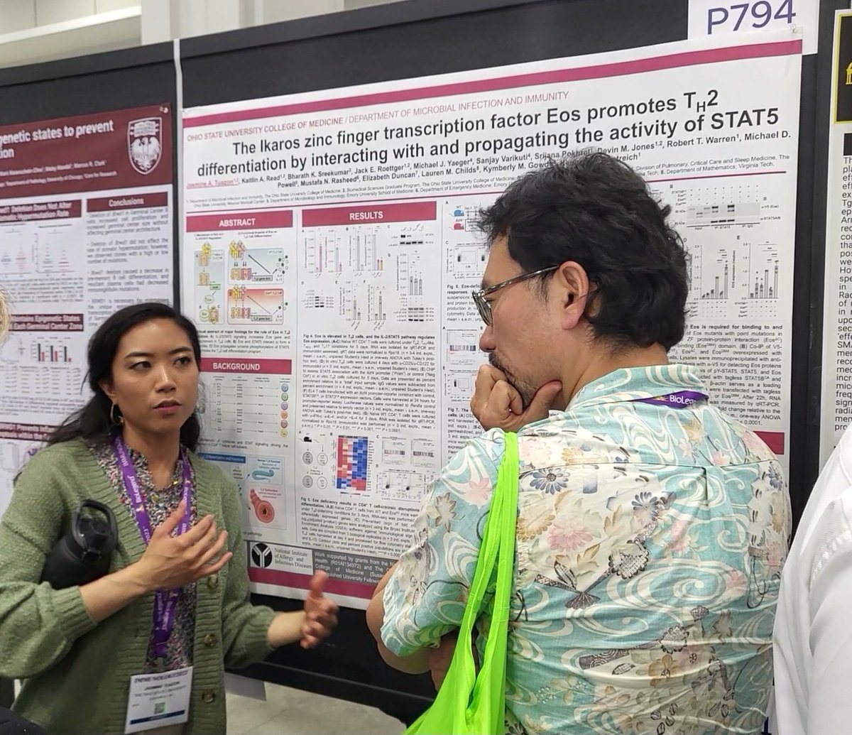 MycrobeMini's tweet photo. @OestreichLab and @EmilyHemann Lab representing @OhioStateMed #mii @ImmunologyAAI #immunology2023 #AAI2023 
@tuazonjasmine, Devin Jones, Abigail Solstad and #OSUDiscoveryPrep Lisbeth Disla! https://t.co/jjQMSwRseT