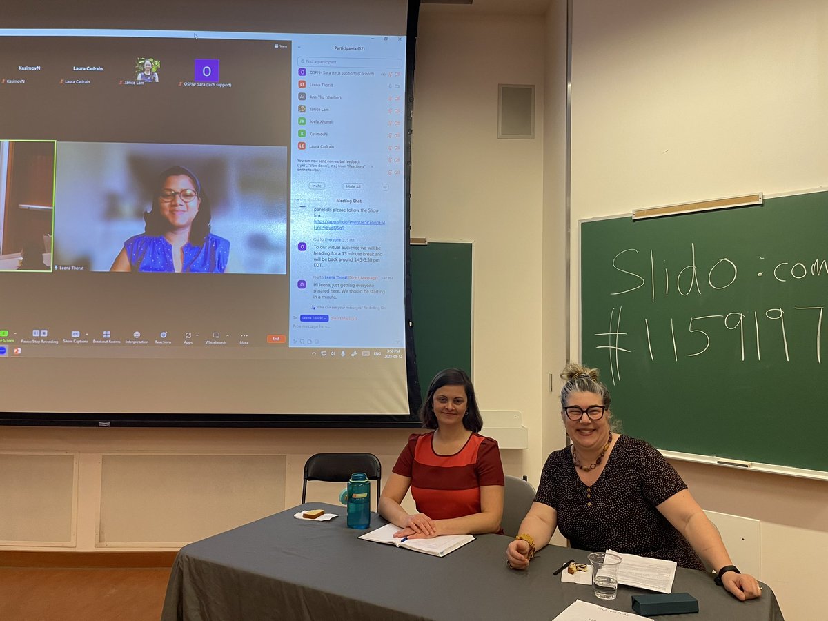 A fun way to end the week! Attending the science policy 101 🧬✏️workshop hosted by <a href="/OttawaSciPolNet/">Ottawa Science Policy Network</a> with <a href="/JohnstonPari/">Pari Johnston (she/her)</a> and <a href="/R_mmoore/">Rhonda Moore</a> as panelists🤩