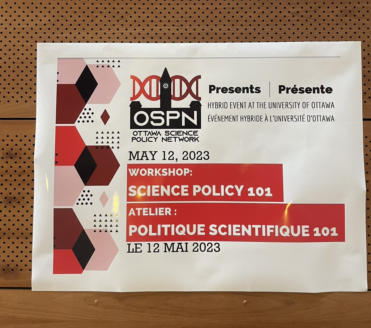 GRpolicyadvisor's tweet photo. A fun way to end the week! Attending the science policy 101 🧬✏️workshop hosted by @OttawaSciPolNet with @JohnstonPari and @R_mmoore as panelists🤩 https://t.co/kHXOkzmrmE