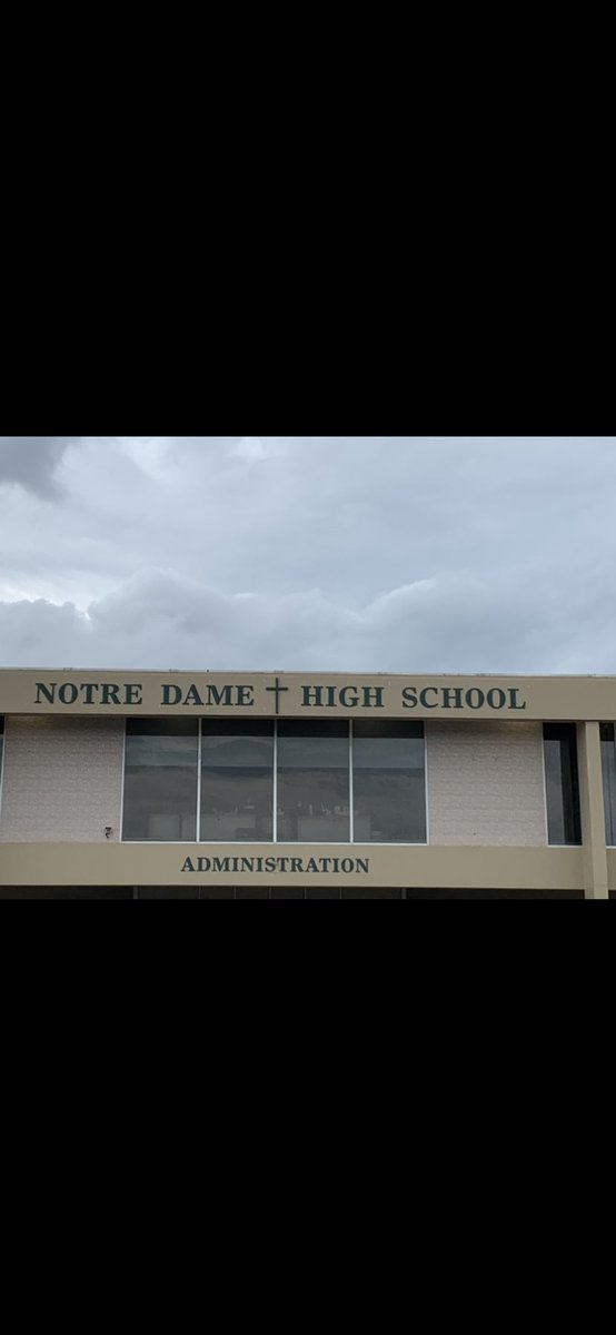 Last stop of the day. Notre Dame High School. Thank you @cfantastic0101 for taking time to talk about your players. #KeepDigging #GoCavsGo #SpotTheBall