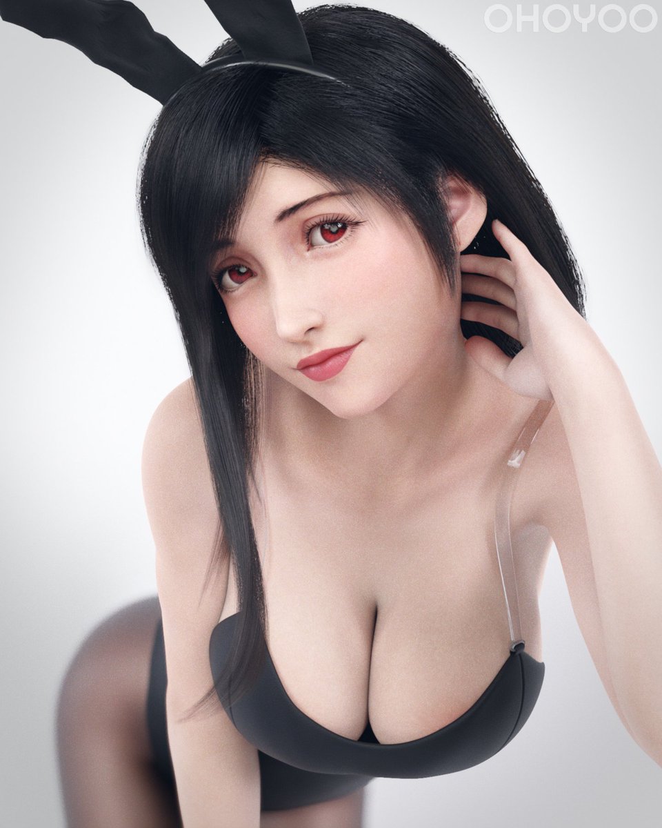 ohoyoo's tweet photo. Tifa bunny🐰 https://t.co/zyKqOLCwPM
