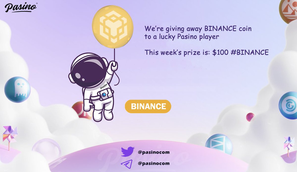 🚨 #GiveawayAlert 🚨

Win a share of $100 in #BNB

🔹 Follow <a href="/PasinoCom/">Pasino.com</a>
🔹 LIKE &amp; RT
🔹 Tag your friends with #Giveaway #Crypto #Binance

🏆2 Winners (50$ each)
📢Winners May 14th @ 9PM EST 

#Bitcoin #BTC #Ethereum #ETH #Cryptocurency #PEPEARMY #GamblingTwitter #BSC