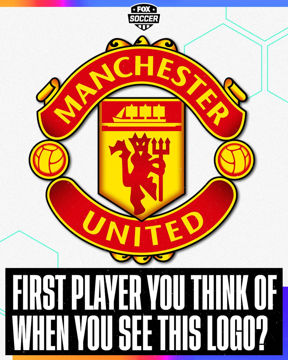 FOXSoccer's tweet photo. Who is the first player you think of when you see @ManUtd’s logo? 🤔 https://t.co/o6GNzXfyPU