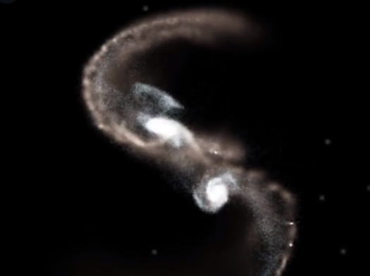 MastodonMigrate's tweet photo. Mastodon may not be perfect, but it sure has gotten pretty awesome. This week we boosted a discourse on the tautological placename etymology "Torpenhow Hill", which translates to "hill, hill, hill, hill", and a one billion year time lapse animation of two galaxies colliding. https://t.co/vESVvYdtux