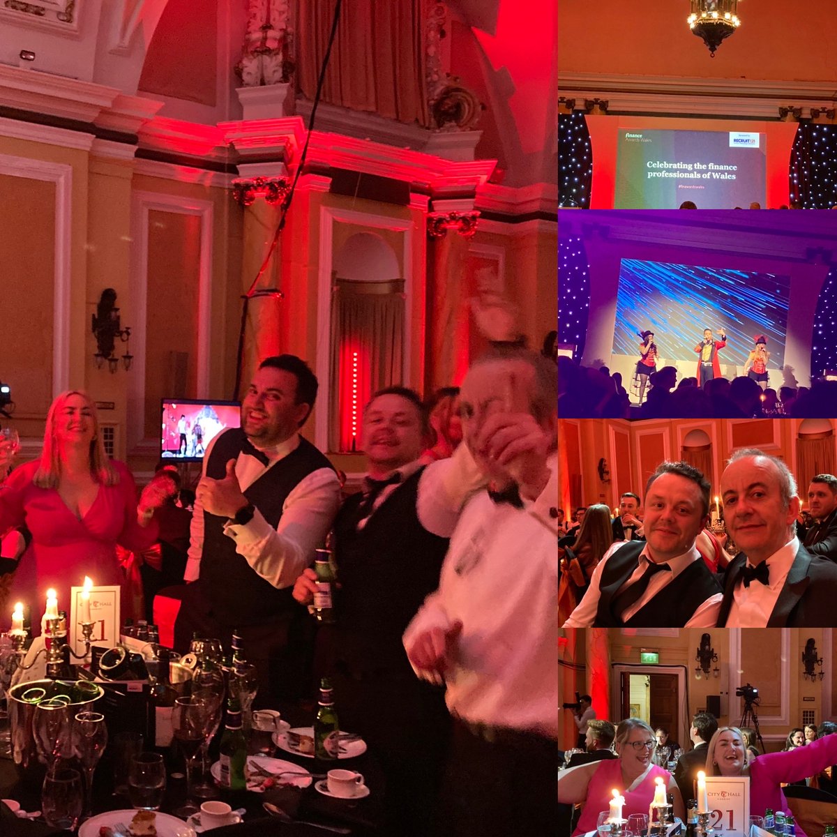 Great evening so far at ⁦<a href="/finawardswales/">Finance Awards Wales</a>⁩ with the fantastic ⁦<a href="/NewportCityH/">Newport City Homes</a>⁩ Finance Team 🙌 - next the actual awards 🤞for both the Finance Team &amp; ⁦@SophieTNCH⁩ #finawardswales