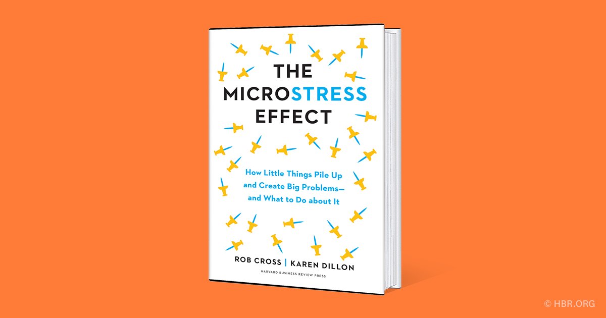 HarvardBiz's tweet photo. What is microstress and how can we limit its corrosive effect on our lives? Join authors of The Microstress Effect @RobCrossNetwork and @KarDillon to learn more Wed 17 May, 13.00 BST. Register here: 
https://t.co/UC8jxBBjEt https://t.co/cNYsTaALEM
