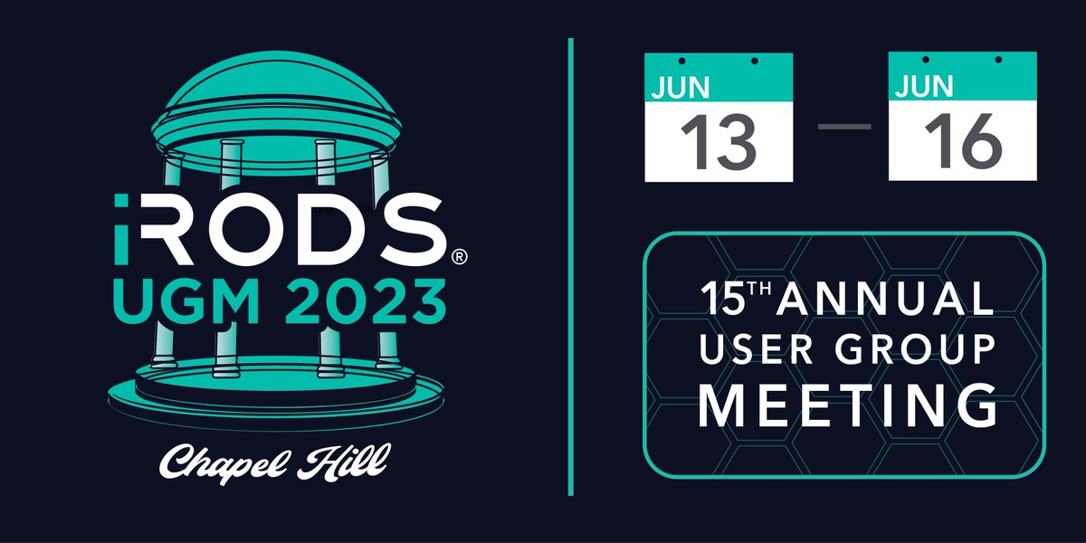 RENCI's tweet photo. Registration is open for the 15th Annual @iRODS User Group Meeting 2023, which will be held from June 13 - 16 in Chapel Hill, NC. This is your chance to meet #iRODS users from around the world and learn about their use cases. #DataStorage #DataManagement

https://t.co/xvPQwWmMl9 https://t.co/KPGBFczNJL