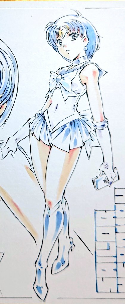 水野亜美 ,セーラーマーキュリー 「おはようございます、本日仕事会社です」|門口ナオ コミティア2/19 こ10aなおなおのイラスト