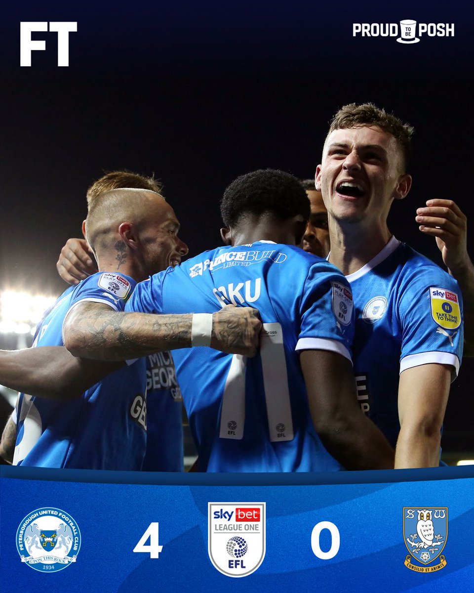 A strong lead to take into the second leg 👊

🎩 4-0 🦉 | #PETSHW