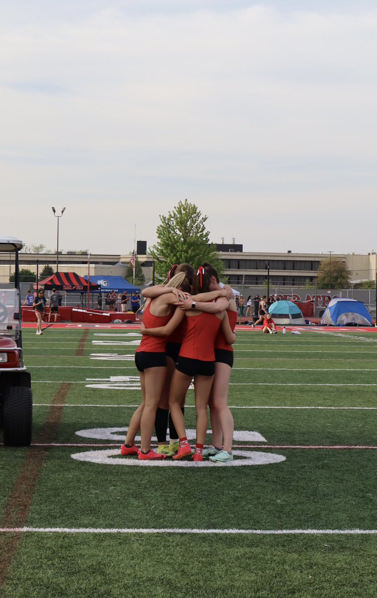So happy to have qualified for state in the 4x100 and 4x200. We ran a 48.83 in the 4x100 (2nd) and ran a 1:44.42 in the 4x200 (2nd). I also ran a 12.53 (4th) in the 100 so close to state time! Super proud of this team and can’t wait for state!! <a href="/BHSGirlsTrackXC/">BHS Girls Track XC</a>