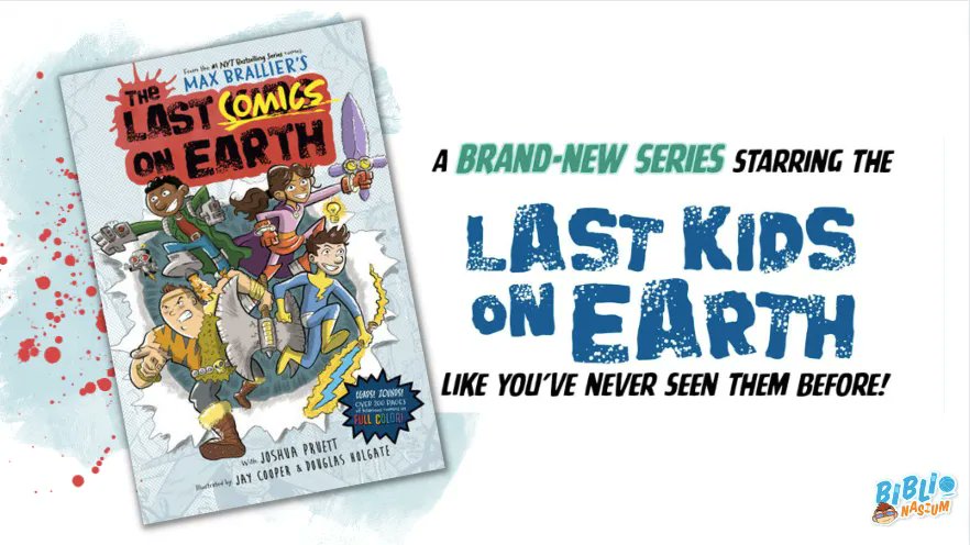 Biblionasium's tweet photo. #Bestselling author #Max_Brallier returns with a brand new series! "Last Comics on Earth" is a #graphic_novel you will enjoy reading and have fun with!
@penguinrandom
#ReadingIsFun #ReadingIsFunWeek #Comic https://t.co/7JRJ45HzwH