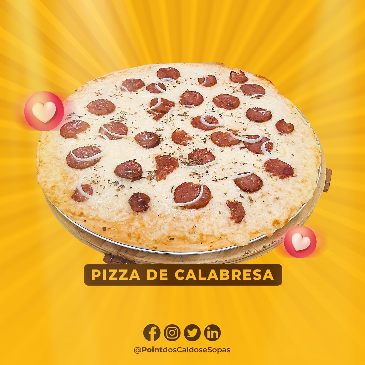 PCaldos's tweet photo. Dia de comer pizza! 😍

#pointdoscaldosesopas #patydoalferes #restaurantes #instafood #comida #gastronomia https://t.co/H133iCdRIu