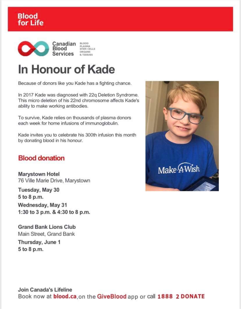 Renee Walsh (@walsh1_renee) on Twitter photo Our Friend Kade needs your Help! Please donate blood and please share this post , help save those who need us ❤️❤️<a href="/mchs_nl/">Marystown Central High</a> <a href="/dbabb14/">David</a> <a href="/sktobin/">Susan Tobin-Bursey</a> <a href="/eliz_kav/">eliz_kav</a> <a href="/coraleigh28/">Cora-Leigh Keating</a> <a href="/donnabrushett/">Ms.Donna</a> <a href="/NLESDCA/">NLESD</a> <a href="/MHackett27/">Matthew Hackett</a> @MsSEvans212 @pjhspanthers <a href="/BrushettShannon/">shannon brushett</a> @cusick55 <a href="/Nikiobmac/">Niki O'Brien-Macdonald</a> <a href="/doitfor22q/">Kade Blakely</a> Our Friend Kade needs your Help! Please donate blood and please share this post , help save those who need us ❤️❤️<a href="/mchs_nl/">Marystown Central High</a> <a href="/dbabb14/">David</a> <a href="/sktobin/">Susan Tobin-Bursey</a> <a href="/eliz_kav/">eliz_kav</a> <a href="/coraleigh28/">Cora-Leigh Keating</a> <a href="/donnabrushett/">Ms.Donna</a> <a href="/NLESDCA/">NLESD</a> <a href="/MHackett27/">Matthew Hackett</a> @MsSEvans212 @pjhspanthers <a href="/BrushettShannon/">shannon brushett</a> @cusick55 <a href="/Nikiobmac/">Niki O'Brien-Macdonald</a> <a href="/doitfor22q/">Kade Blakely</a>