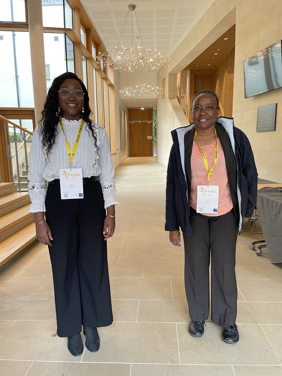 A real highlight was catching up with <a href="/haverfordedu/">Haverford College</a> alums <a href="/lvanaren/">Laura V. Blanton</a> <a href="/BloomJordana/">Jordana C. B. Bloom</a> presently post-docing <a href="/PageLabXY/">Page Lab</a> and meet meet up with <a href="/UniIbadan/">University of Ibadan</a> alumna @bamghurl in Oxford - credit her for the photo.  Plus, I had a blast with one <a href="/egg_book/">EGGBook</a> co-author.  Guess which one! END