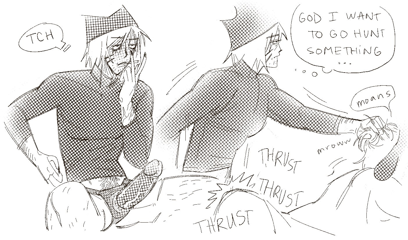 bádábùdù on X: insomniac catmen porn at 4am ranfren  t.coCCyzDAcqKF  X