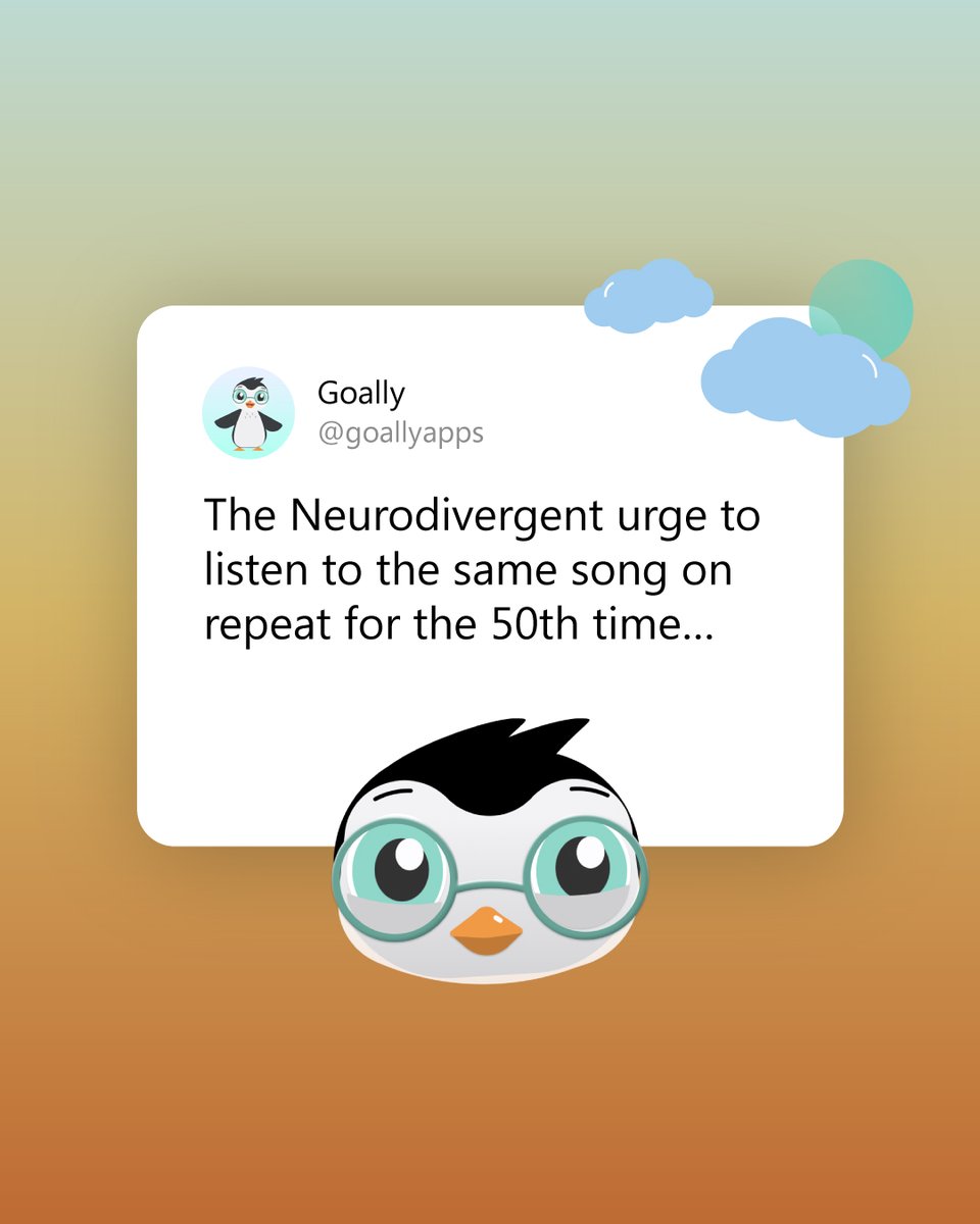 Miley Cyrus' Flowers, anyone? 😅

What song are you (or your kids) playing on repeat right now?

#neurodiversity #neurodivergent #autism #adhd #executivefunctioning #specialneedsparenting #parentingtips #goallyapps #urgeTweet #neurodivergentthoughts