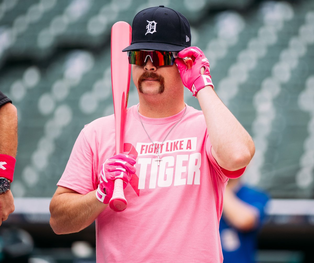 The boys understood the assignment for Pink Out the Park.