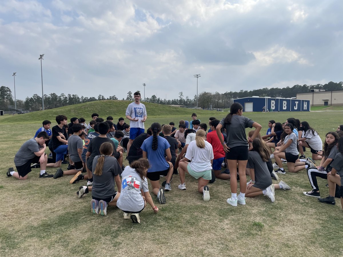 MagnoliaISD's tweet photo. Congratulations to our 2023 Secondary Rookie of the Year, @BBJHBears Jason Tallent!
He has a gift for building relationships with his students, gving them unique handshakes each day. He also gives his time after school to sponsor weekly soccer sessions. https://t.co/CpxWGRXKhE
