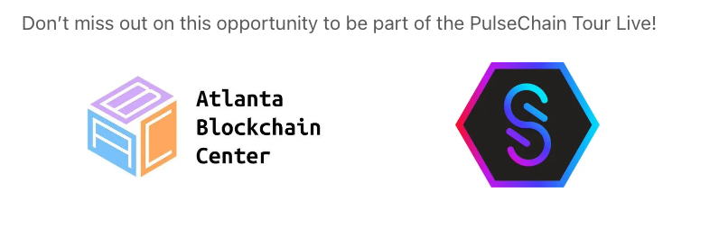 PulseChainTour's tweet photo. We are pleased to be partnered with @StarterLabsHQ and @AtlantaChain to bring the #PulseChainMasterClass
This full day deep dive will feature several knowledgable speakers covering specific features of #PulseChain and #PulseX
For More Info Visit:
https://t.co/eV8gVbAlF6 https://t.co/3rDduOj7TP