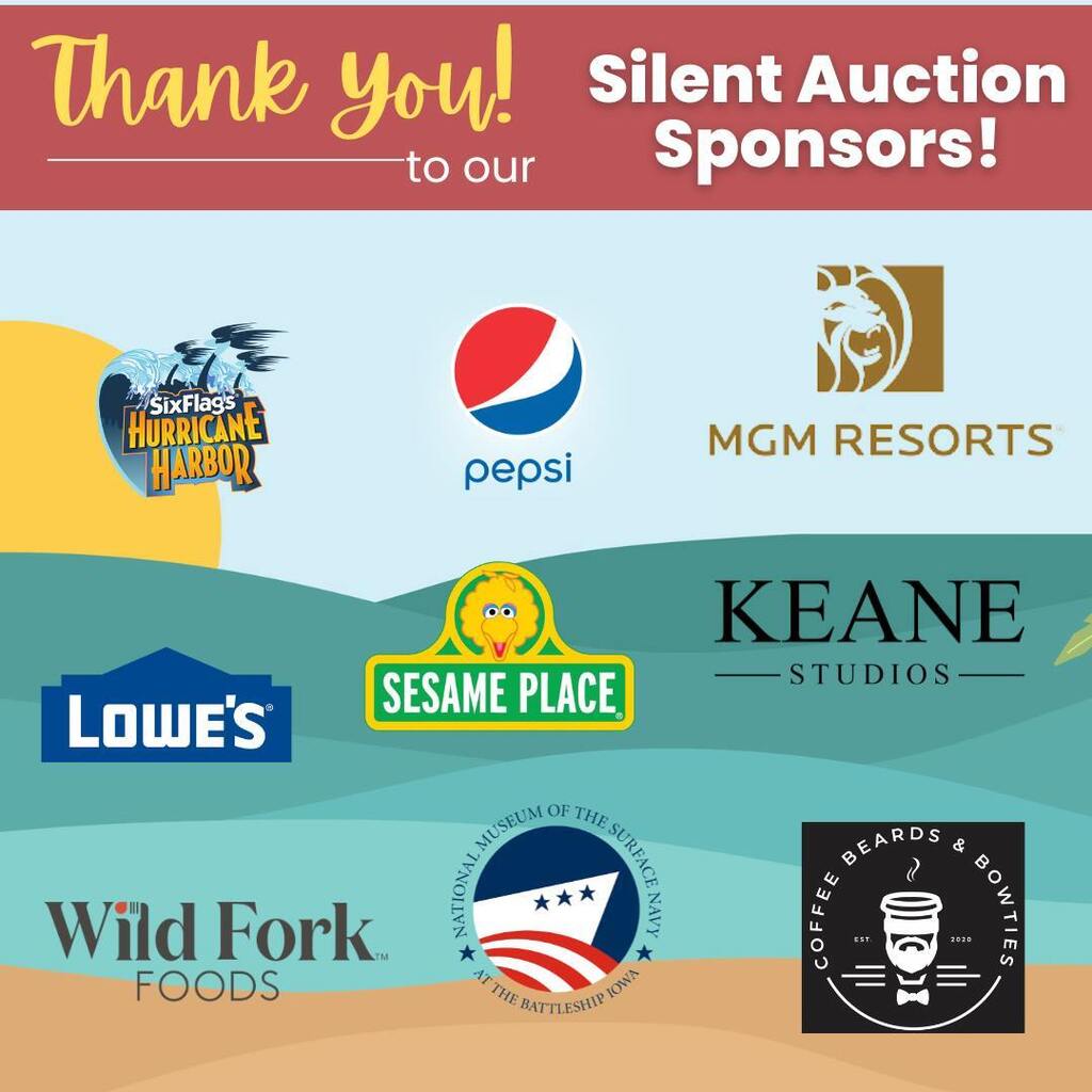 CFLCKids's tweet photo. Thank you to all our Silent Auction Sponsors, for their generous support of "Our Family Our Future" annual fundraising event! Their contribution will help us continue to provide education, resources, and support to families #grateful 

@sixflags @mgmreso… https://t.co/1tSPhGvvrQ https://t.co/XJLEl6UlEC
