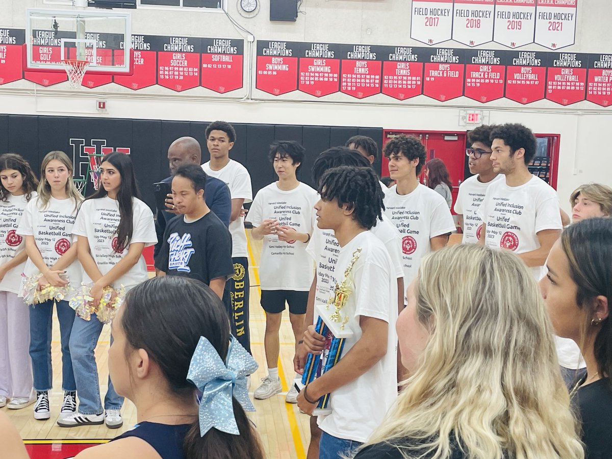 A big thank you from all of the Unified Pioneers to Chris Spencer, Beckett Lee and and the #Unified team ⁦<a href="/HWSchool/">Harvard-Westlake</a>⁩ for the 1st Annual Inclusion Basketball Game. Our team appreciates the support!