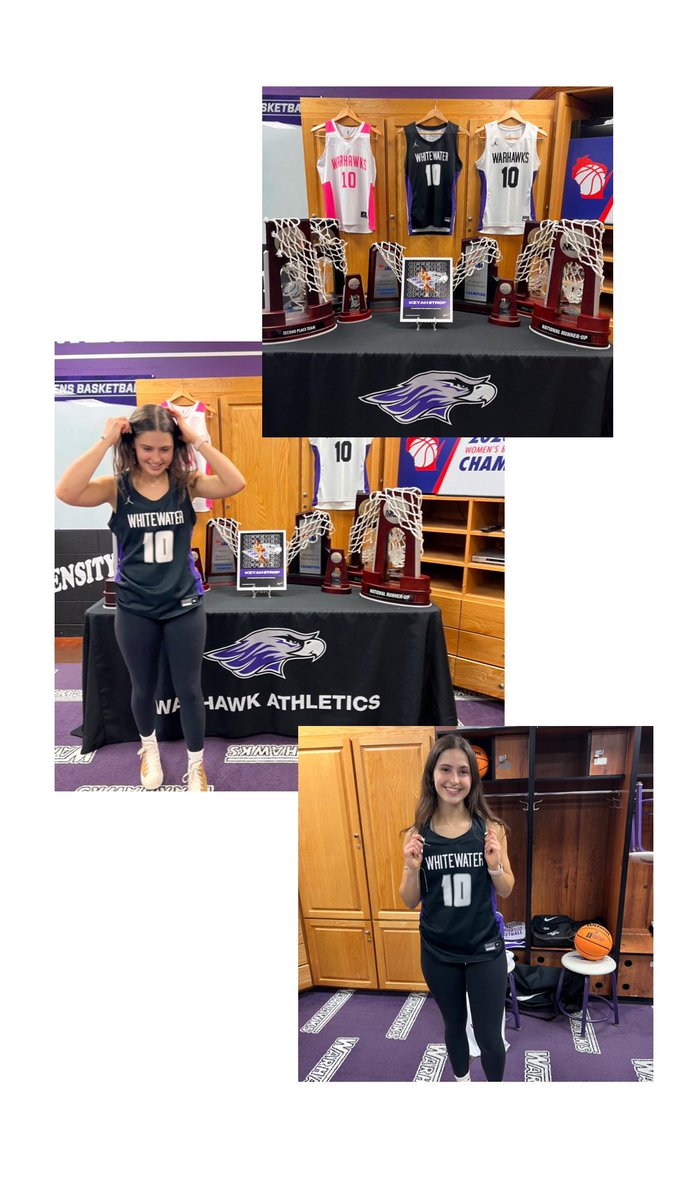 I’m very blessed and beyond excited to announce that I have received an offer to play basketball at the University of Wisconsin Whitewater! I can’t thank the coaching staff enough for this opportunity and for welcoming me into their family. Go Warhawks!!💜<a href="/UWWWomensHoops/">UW-Whitewater Women's Basketball</a>