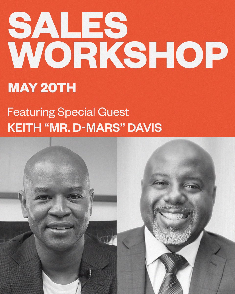 Want To Grow Your Small Business?

Register for the Sales Workshop 
TerranceHJohnson.com

Learn a Sales Script formula for…
•Sales Letters 
•Emails
•Proposals
•Presentations
•Closing More City Contracts
Featuring Special Guest 
Keith “MR. DMARS” Davis Sr.
<a href="/dmars_com/">d-mars.com</a>