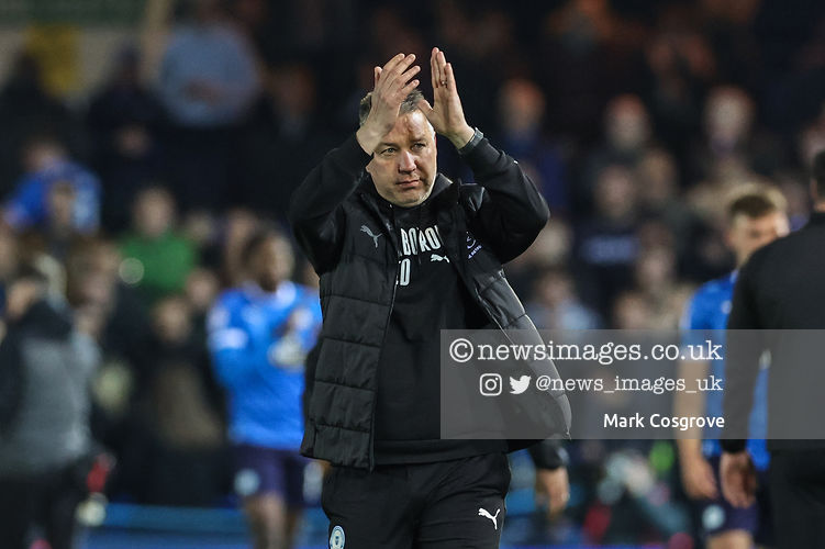 Darren Ferguson manger of Peterborough United applauds the home fans after winning the first leg 4-0 during the Sky Bet League 1 Play-Of …
#PUFC @theposhofficial
@swfc #swfc
@SkyBetLeagueOne @EFL
@Mark_Cozy
Sales - pictures@newsimages.co.uk
