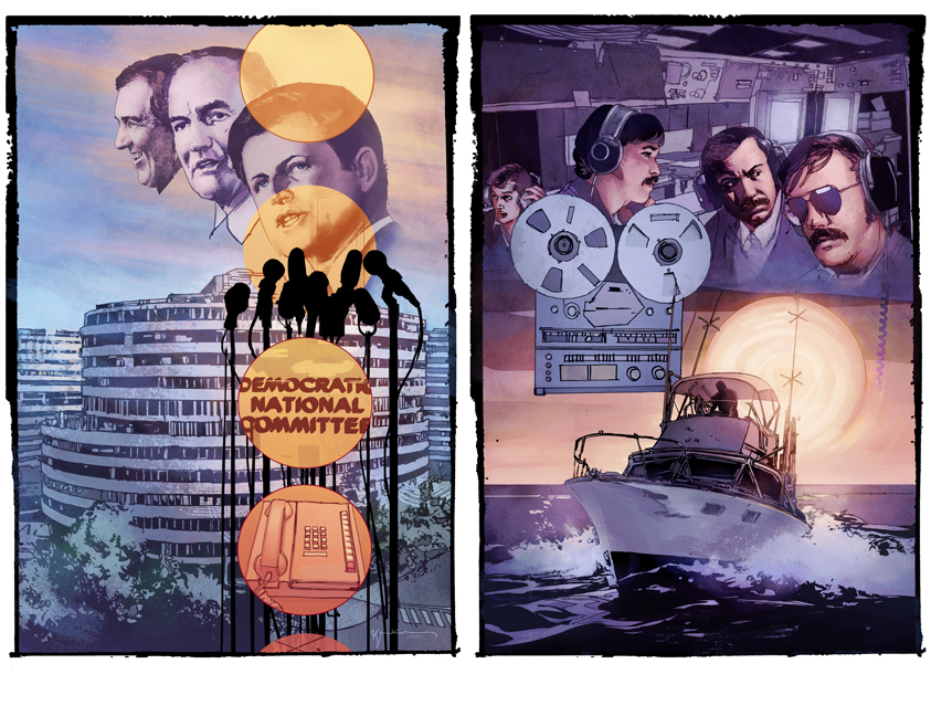 DavidHMandel's tweet image. After pitching all of #projectgemstone, only #projectopal was later approved at a reduced budget.
#opal--breaking into Democratic Committee HQ at the #Watergate
#crystal--electronic surveillance of the convention
Art by @sinKEVitch.
⬇️(5 of 6)
#whitehouseplumbers #behindthescenes