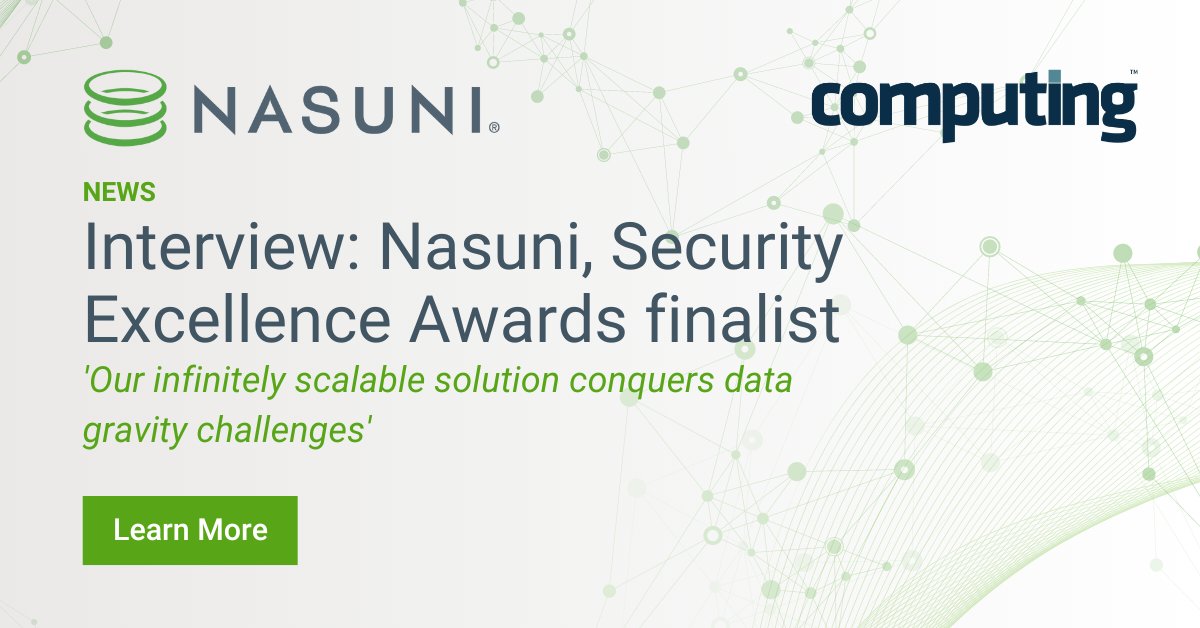 Nasuni's tweet image. Nasuni VP of Product, @JimLiddle, discusses @Nasuni&apos;s infinitely scalable solution and recognition as a Security Excellence Awards finalist in @Computing_News&apos; latest Q&amp;amp;A. 

Learn more: bit.ly/44mMsnR #nasuni #computing #filedataservices #cloud #securityexcellence #news