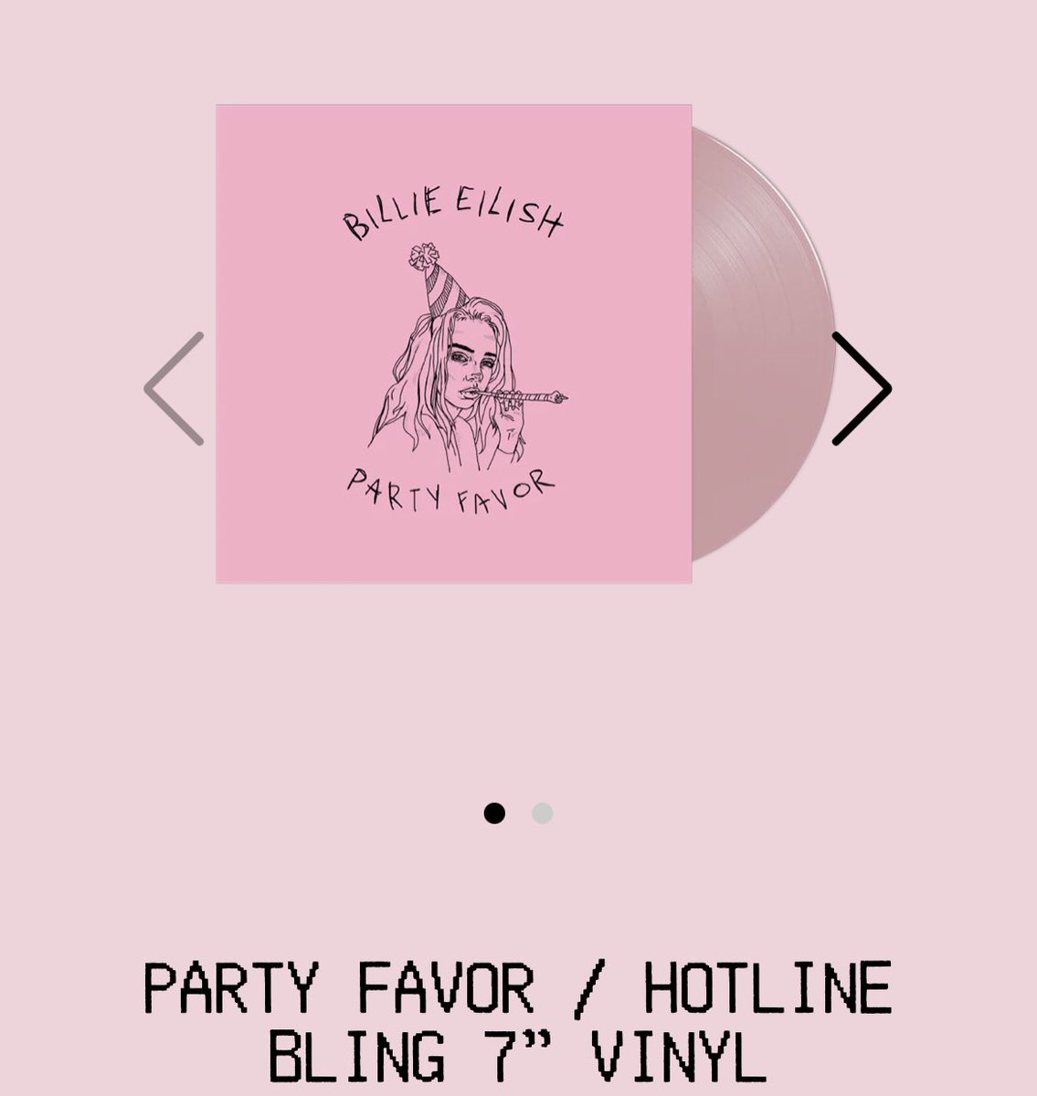  Billie Eilish: Hotline Bling / Party Favor (Colored Vinyl)  Vinyl 7 (Record Store Day): CDs y Vinilo