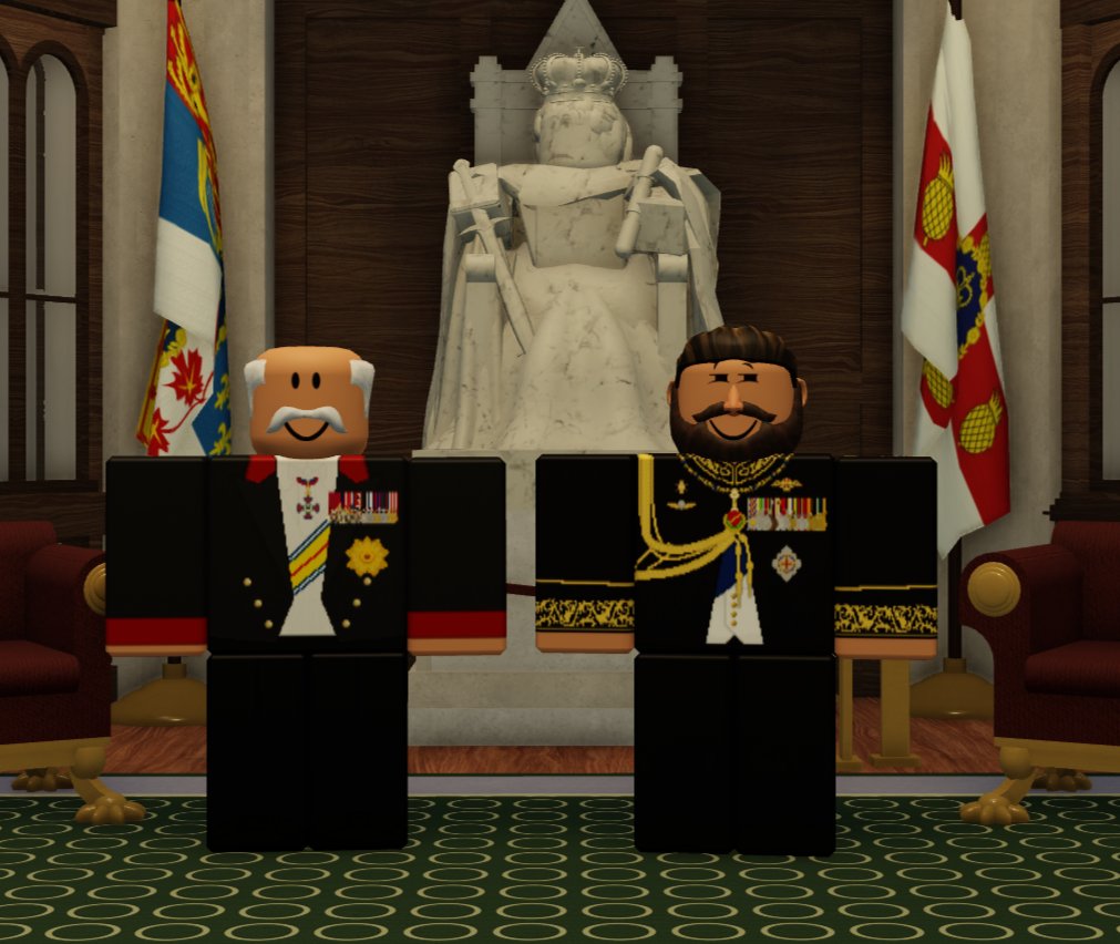 The Yang di-Pertuan Agong and His Majesty The King are pictured together in the Grand Vestibule of Windsor Castle following the State Banquet.
